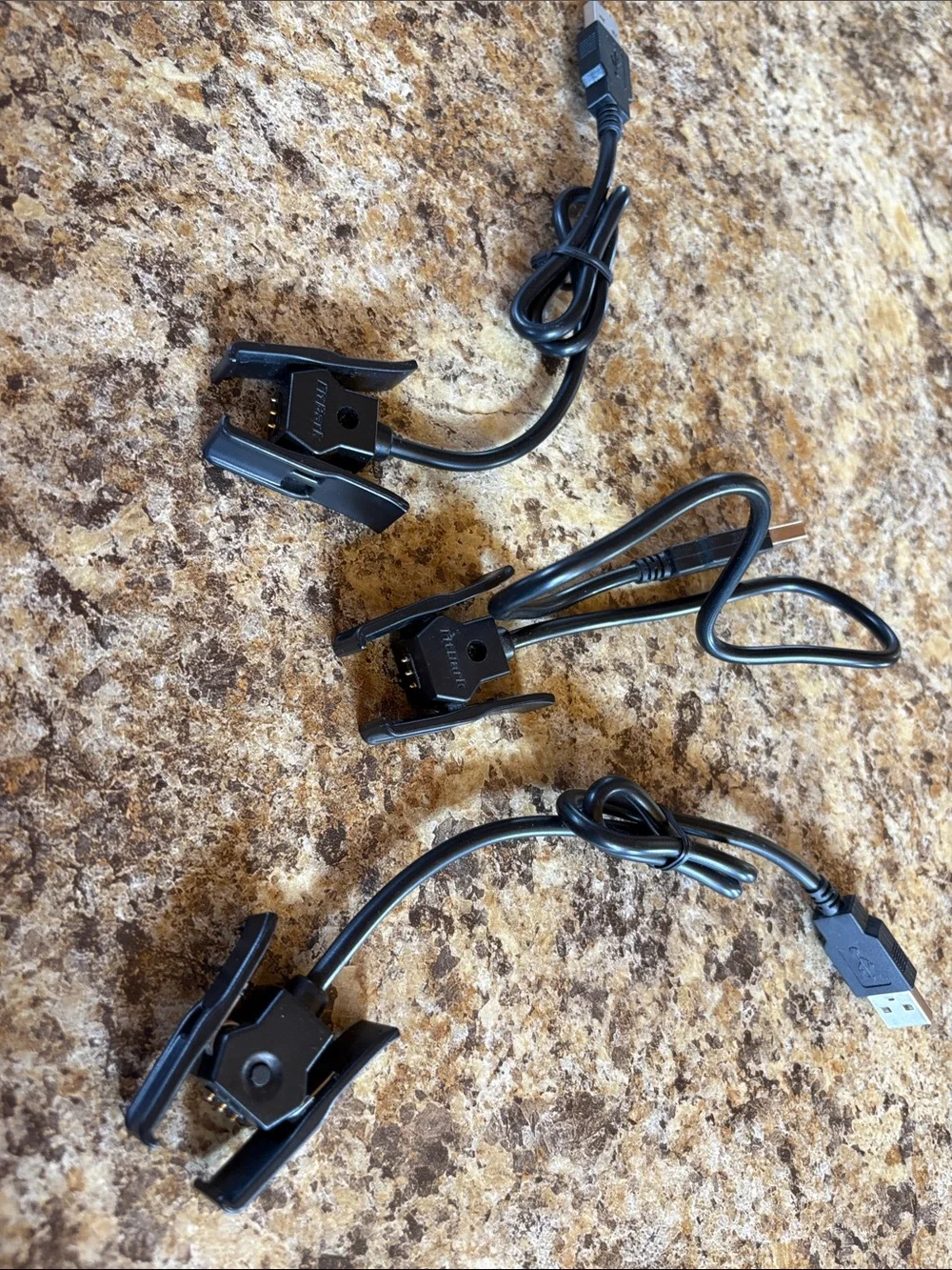 Fitbark Black USB Charging Clip Cables for Fitbark activity monitor